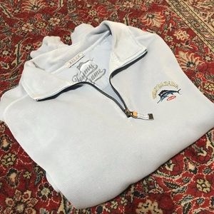 Tommy Bahama Relax Light Blue Quarter Zip
